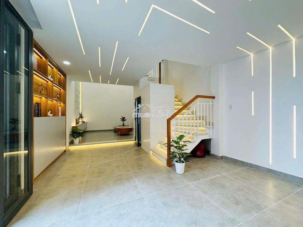 Cho thuê nhà đẹp full nội thất hxh thống nhất gv(4x15m)4pn5wc;giá 20tr - 3