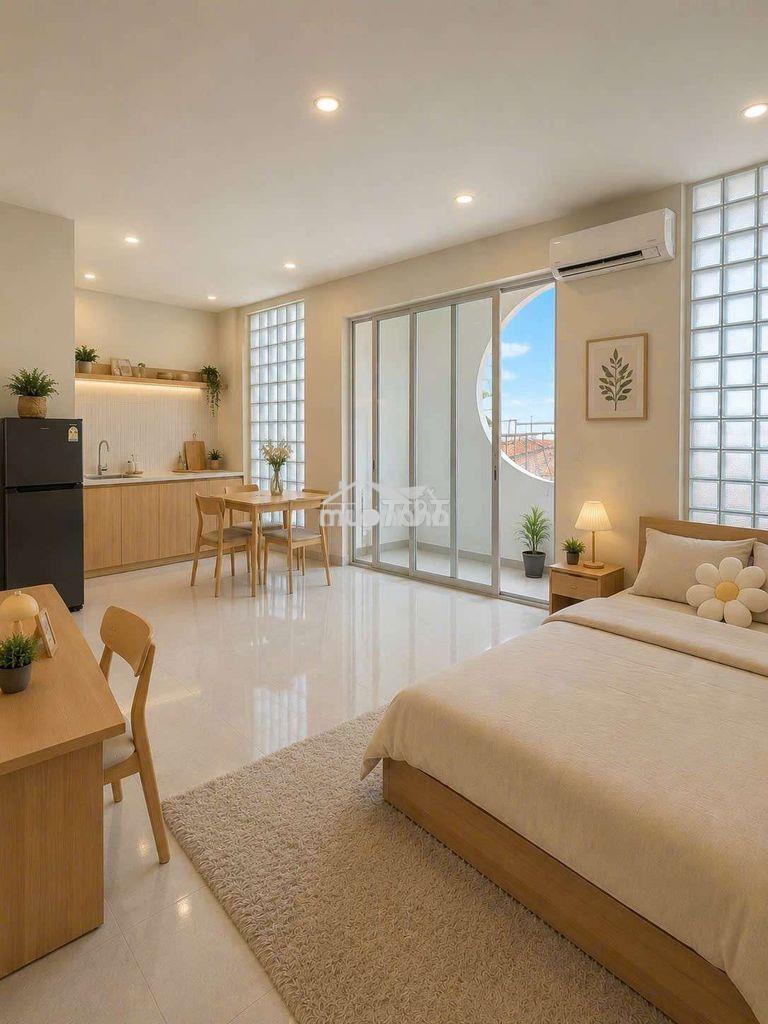 Cho thuê phòng ban công  studio full nội thất - 3