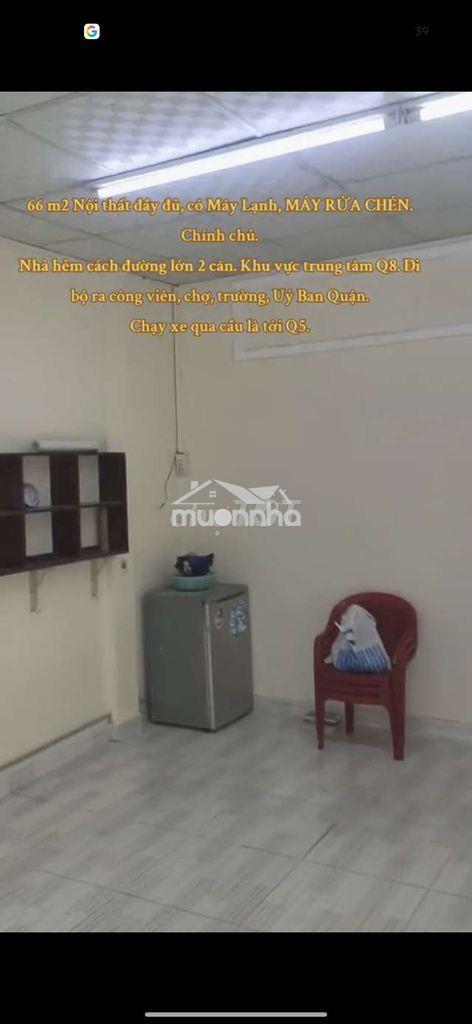 Chính chủ nhà 66m2 gần ubnd q8, aeon. camera, máy lạnh, máy rửa chén - 4