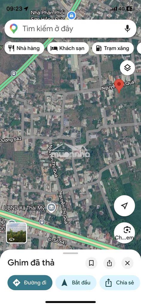 Bán đất vườn mặt tiền đường nhựa  12m (nguyễn thị quá) - 2