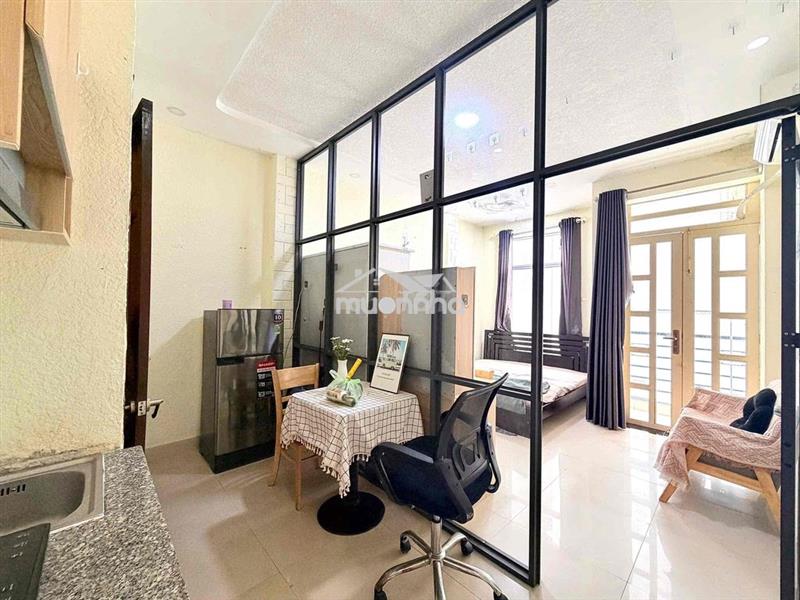 1pn - tách bếp - balcon - full nội thất - ngay tân định, quận 1