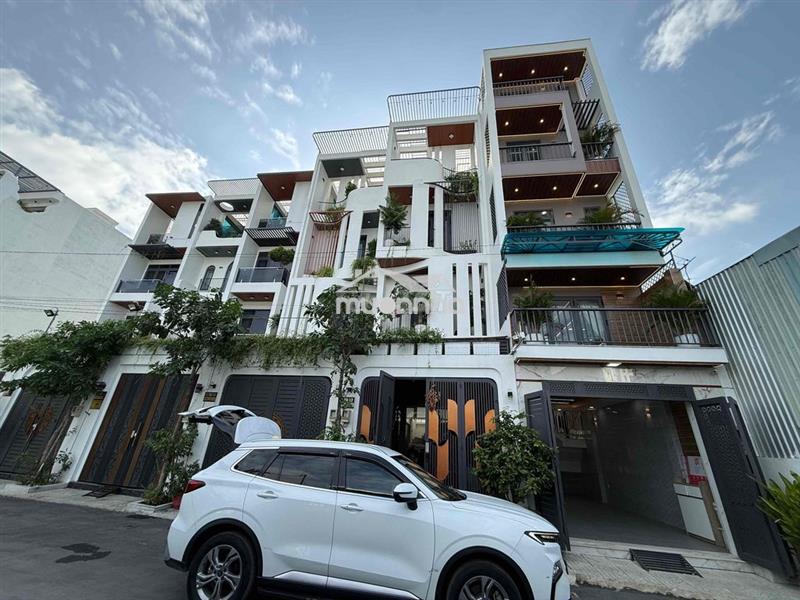 Cần bán nhà 4 lầu xây mới. dt 4x 19 shr đường thông xe tải, 1/tx25