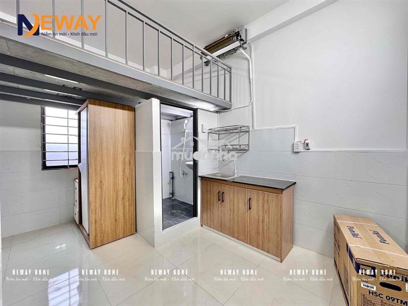 Cho thuê ban công tách bếp thoáng mát - mới xây 100% - hậu giang q6