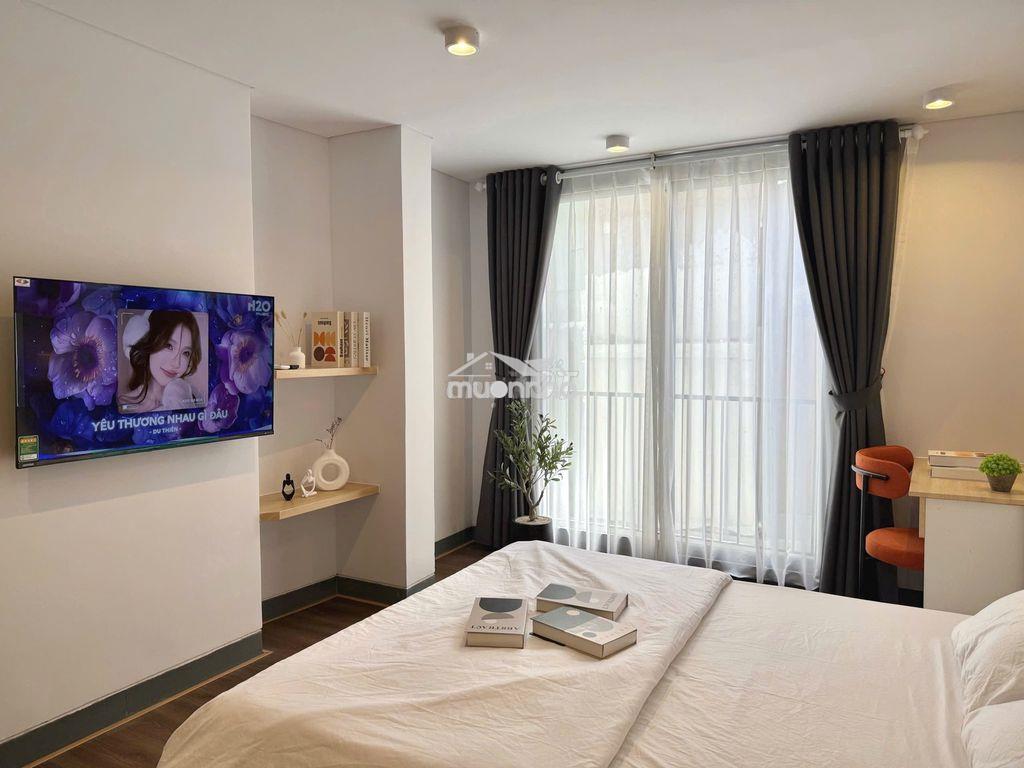 Căn hộ 1pn ban công máy giặt riêng 40m2 võ thị sáu q1 gần chợ tân định - 4
