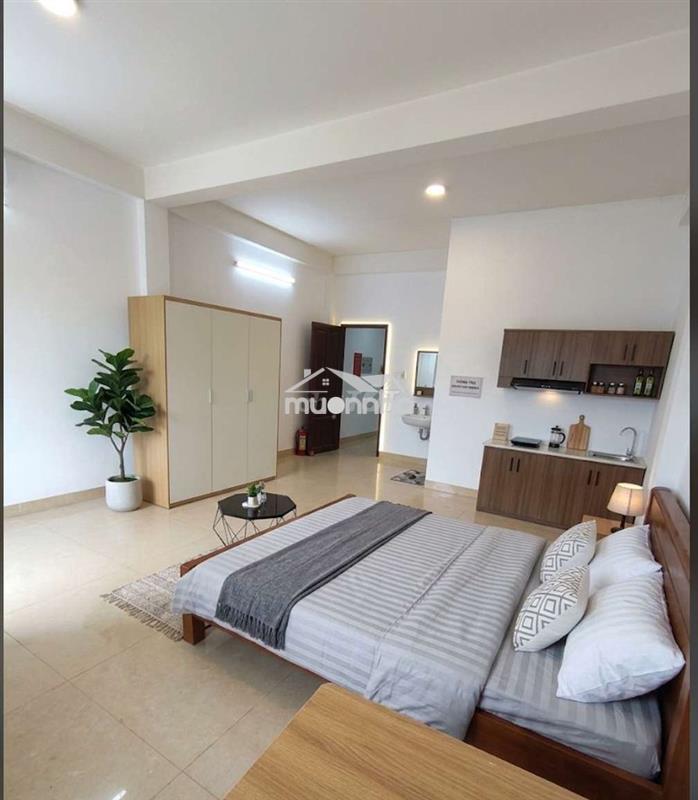 Căn hộ dịch vụ 45m2. phòng ngủ thoáng