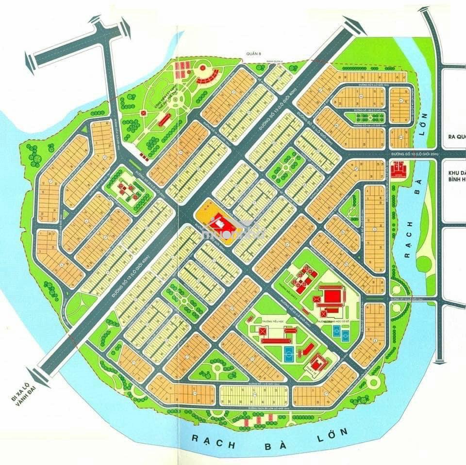 Bán gắp nền biệt thự 7x19,5m kdc phong phú 5 - 2