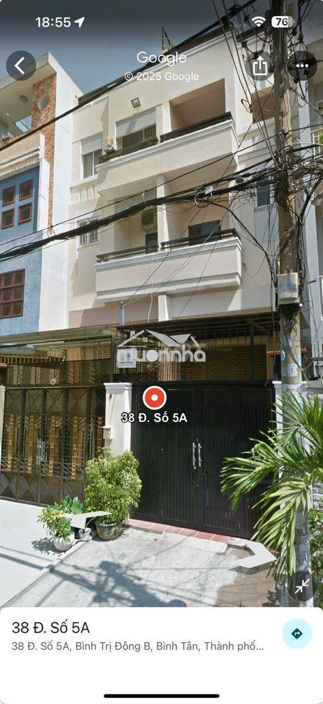 🏠 Bán nhà đẹp khu tên lửa dt 80m², sàn 202m², đường 8m, sổ hồng riêng