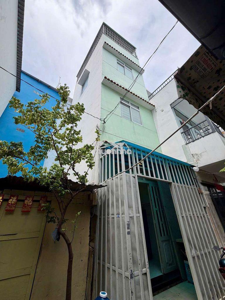 Nhà quận 6 bà hom 2 máy lạnh