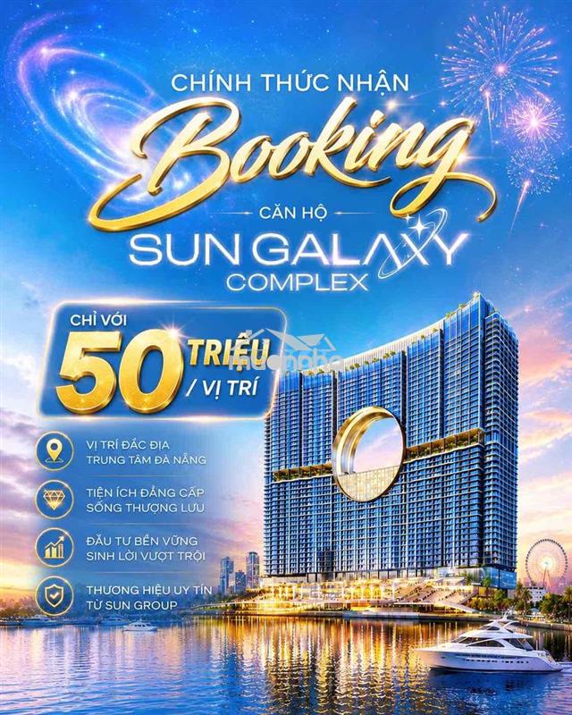 Biểu tượng mới bên sông hàn-sun galaxy complex chính thức nhận booking