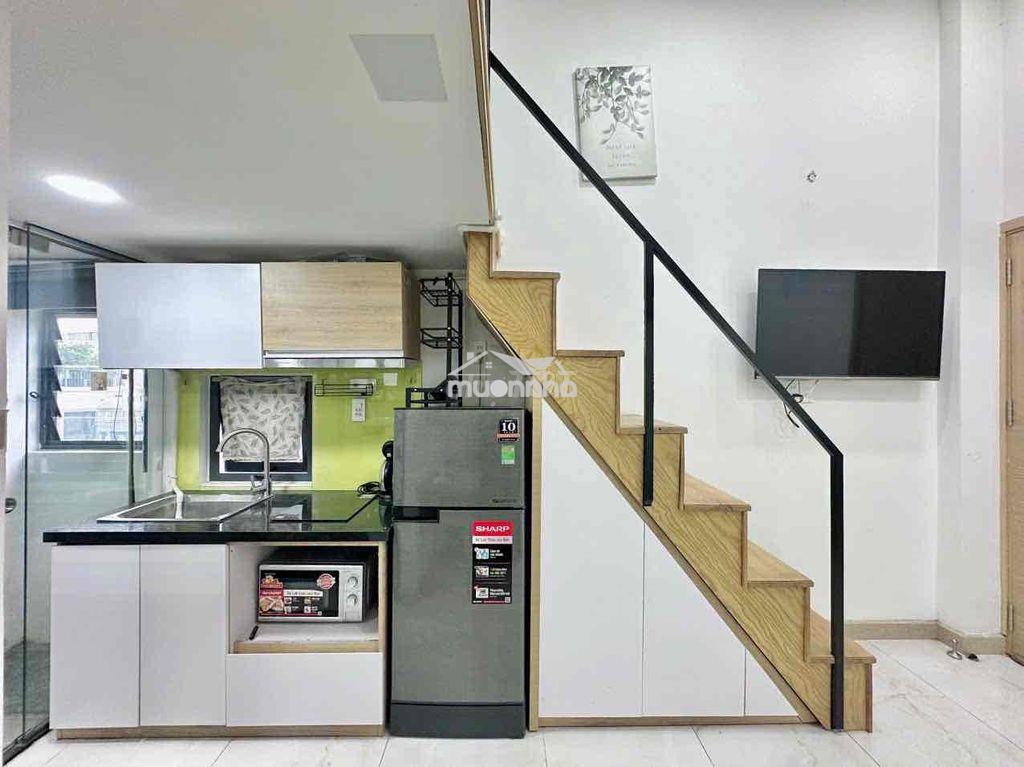 Duplex gác cao | máy giặt riêng | full nội thất | quận 10 - 3
