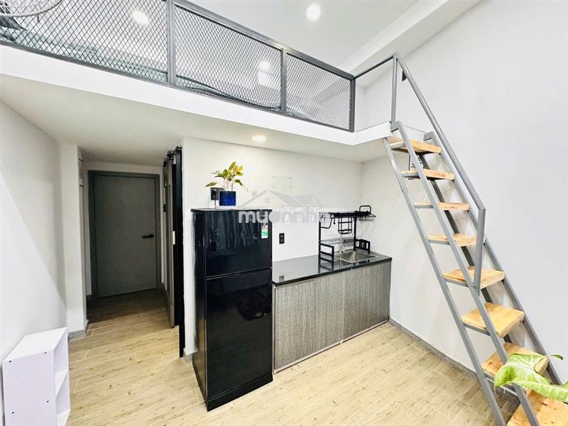 Cho thuê chdv duplex, full nt, thang máy, gác, 25m2, 5tr5