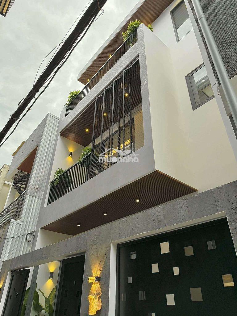 Nhà đẹp ngang 6m full nội thất  kiệt 3m thông thoáng trần cao vân - 2