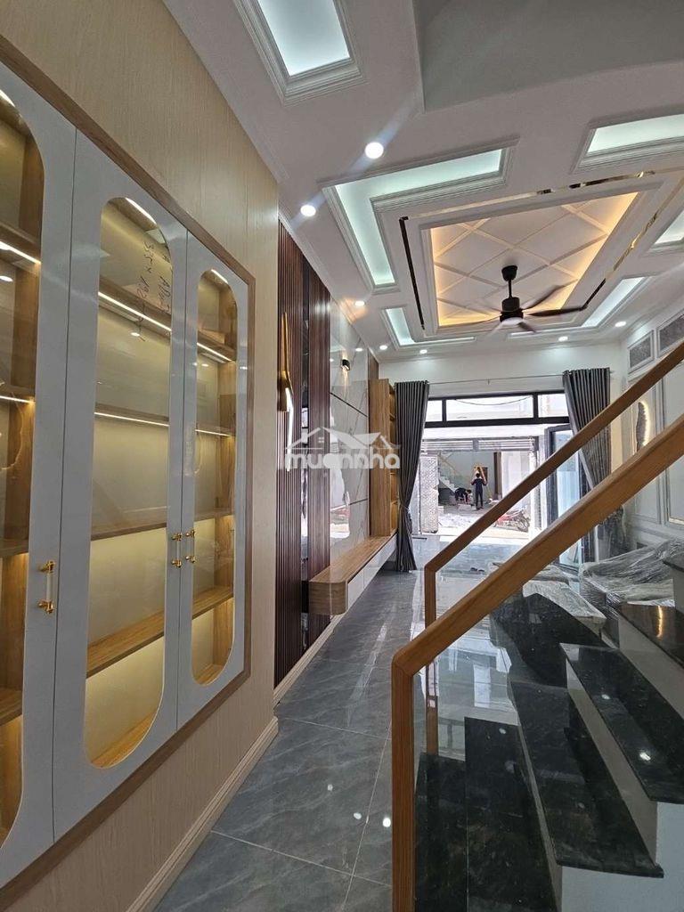 Nhà phố 1 trệt 1 lầu sổ hồng riêng từng căn thổ cư full gpxd miếuôngcu - 4