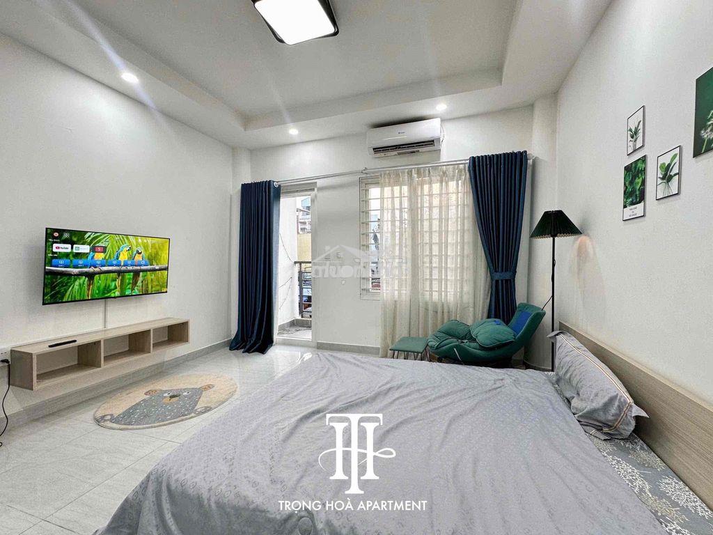 Thuê căn hộ studio ban công full nội thất xịn gần ngã tư phú nhuận - 2