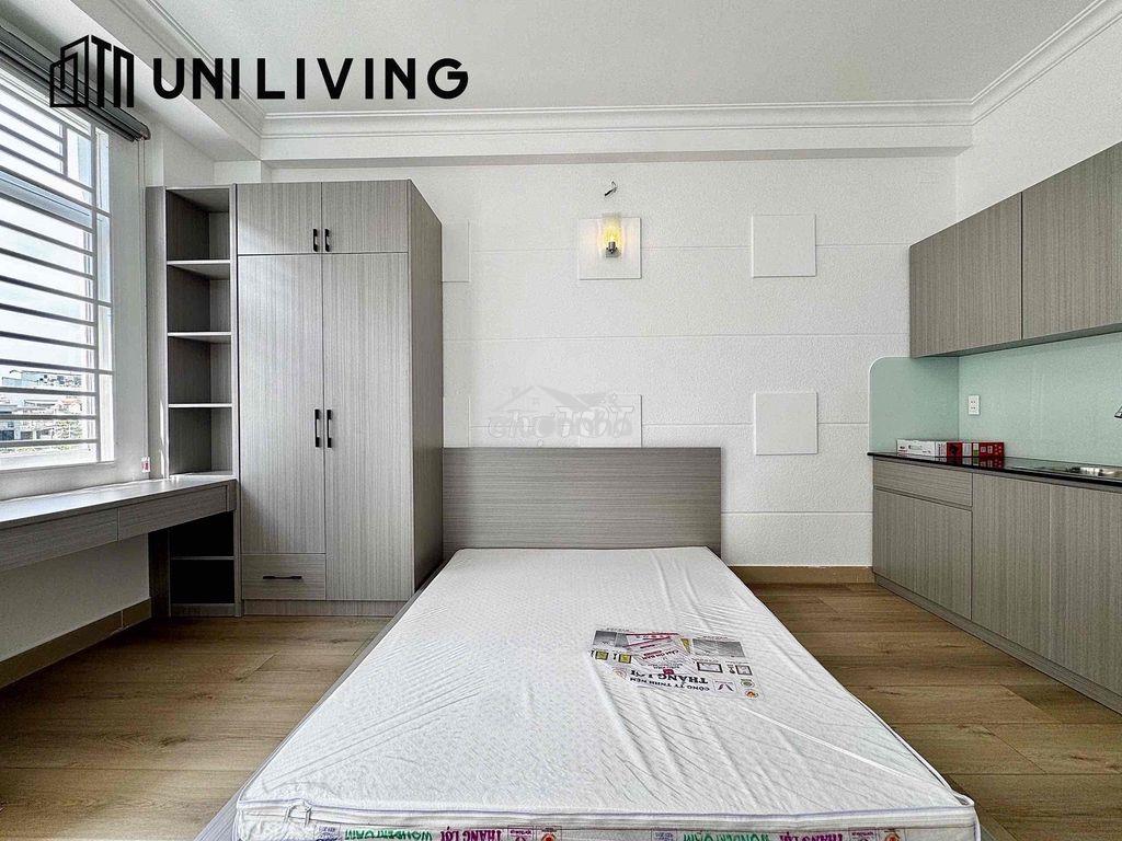 Cho thuê phòng studio ban công full nội thất nhà mới 100% gần cv lvt - 4