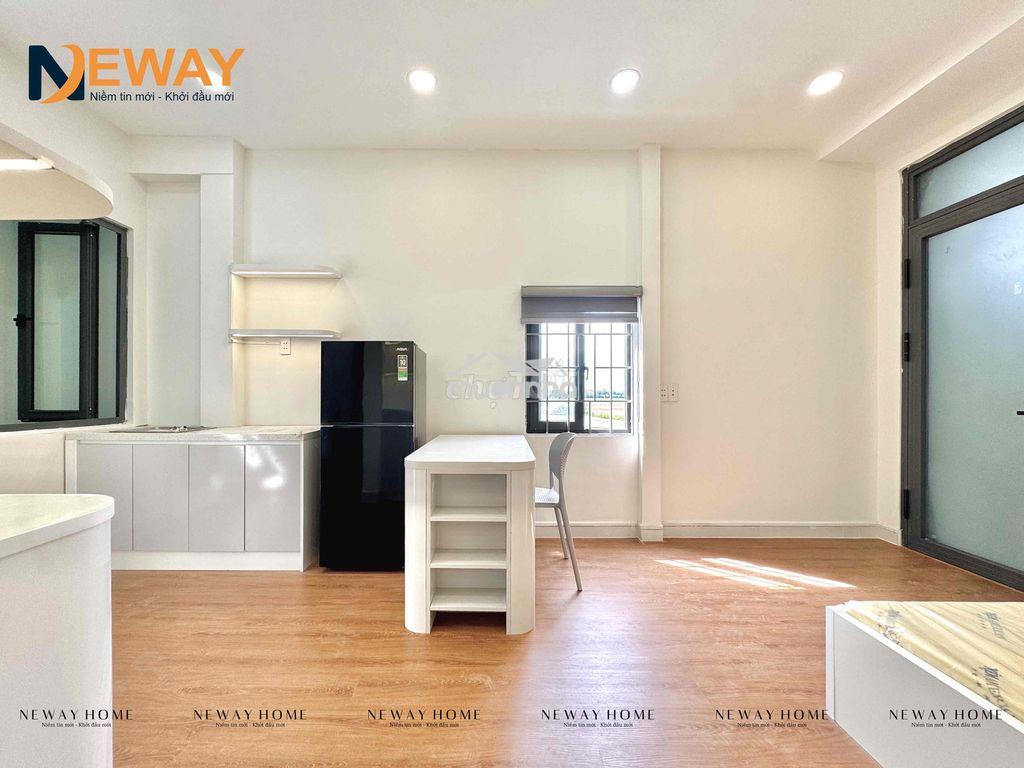 Studio mới xây tone trắng - full nội thất - mgr - gần e.town & ga t3 - 4