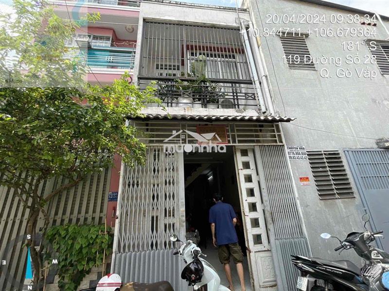 Nhà nguyên căn hẻm xe hơi 3x9 đúc 1t1l 2pn giá 7,5 tr