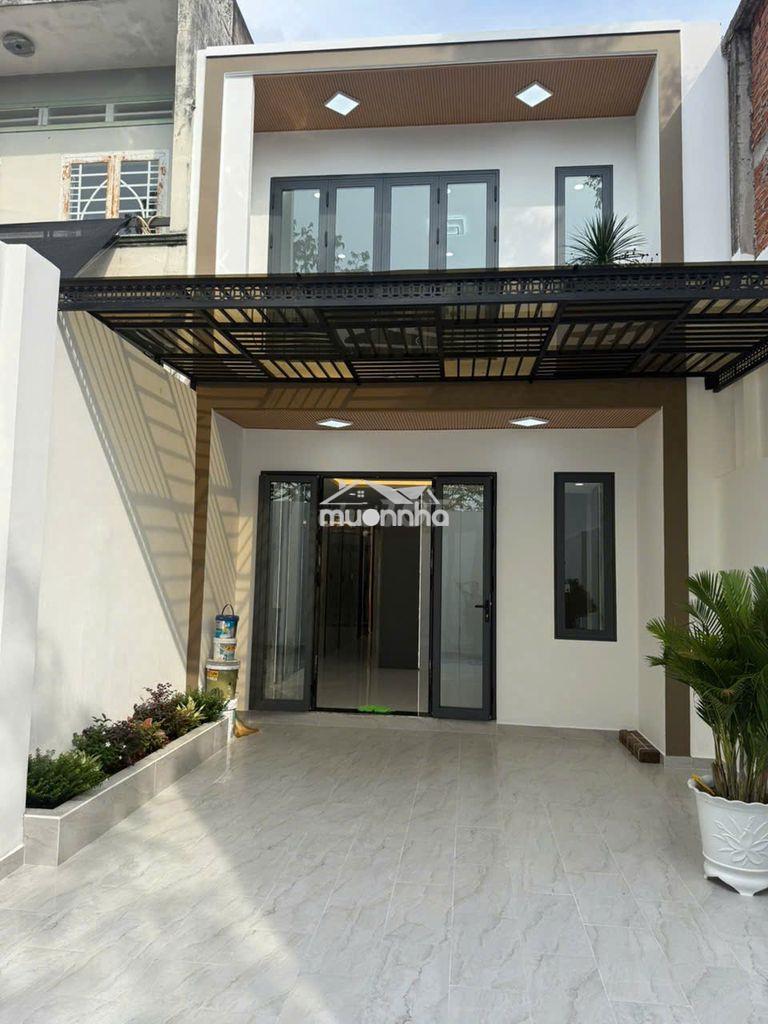 Nhà mặt tiền đường lớn 1 trệt, 1 lầu 103m(4.5mx22m)- full nội thất