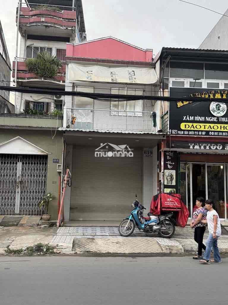 Cho thuê nhà mặt tiền phạm văn chiêu f16 gò vấp