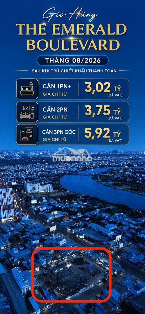Căn hộ the emerald boulevard tháng 08/2026 có gì trong giỏ hàng?