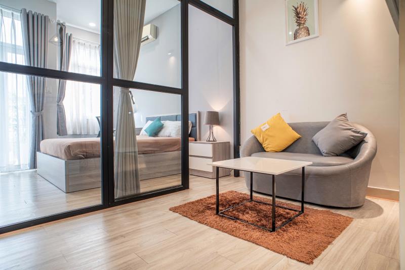 Cho thuê căn hộ 1 phòng ngủ balcony - thang máy - chợ bến thành - đại học văn lang - hoa sen - takashimaya - 4