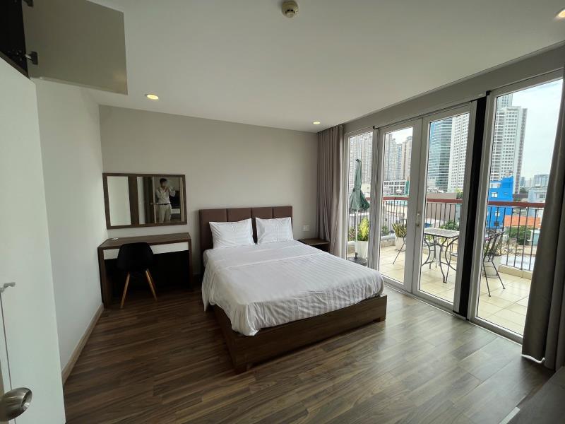 Cho thuê căn hộ 1pn 2 balcony luxury ngay landmark 81 - cầu ba son - thảo cầm viên - metro tân cảng
