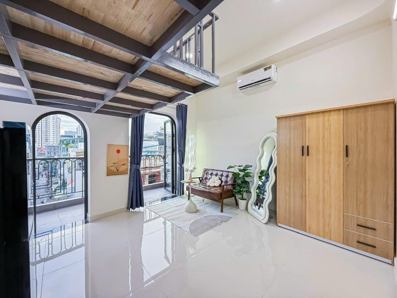 Cho thuê căn hộ dịch vụ -full nội thất - dạng duplex - gần đh tôn đức thắng, đh nguyễn tất thành, rmit, thuận tiện di chuyển q1, q4, q8 - 2