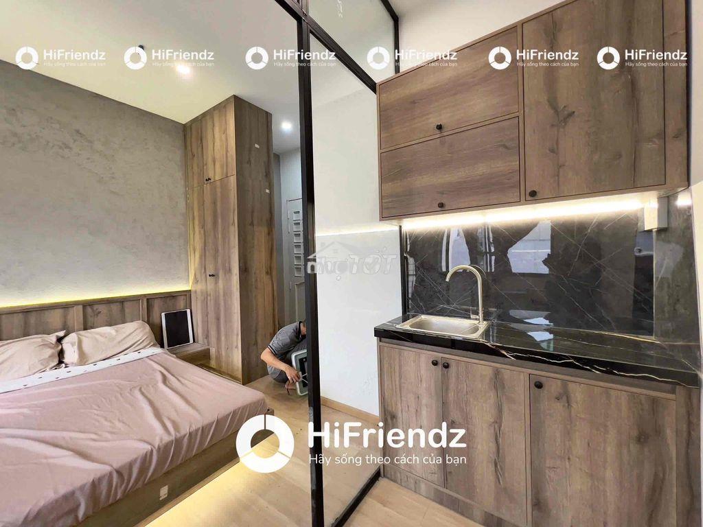 1pn tách bếp ban công / studio full nt – gần quận 5 - 4