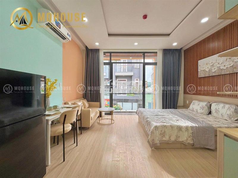 📍Cvpm quang trung_đh gtvt_căn hộ studio ban công_full nội thất mới 100