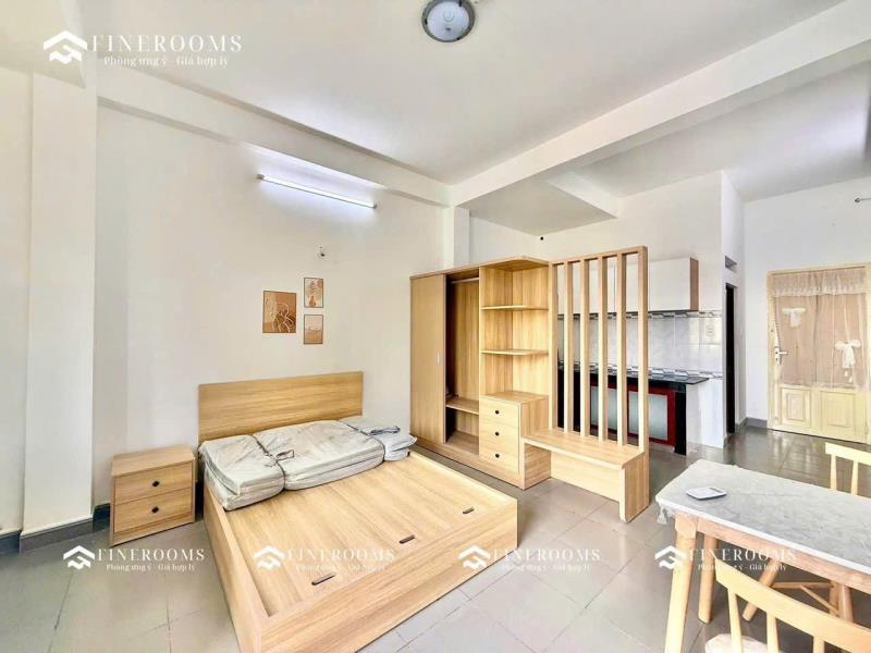 Cho thuê căn hộ studio ban công - đường bạch đằng - sát sân bay tân sơn nhất - công viên gia định - 2