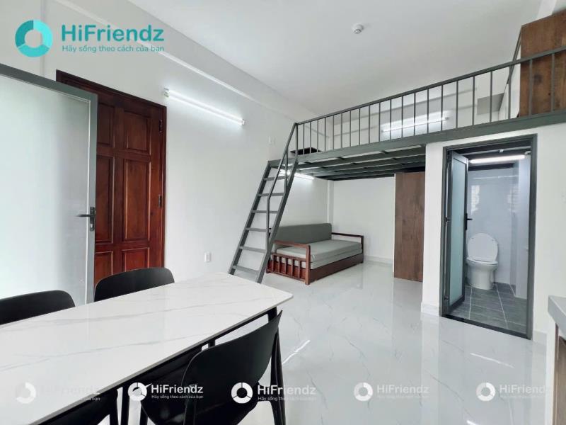 Phòng gác rộng cửa sổ thoáng ở 4 bạn thoải mái ung văn khiêm binh thạnh gần ngoại thương gtvt hàng xanh quận 1