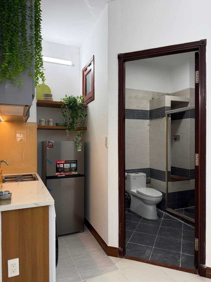 Cho thuê 2pn 1pk 45m2 ngay nguyễn gia trí, ung văn khiêm, gần đại học hutech, hồng bàng, ngoại thương - 4