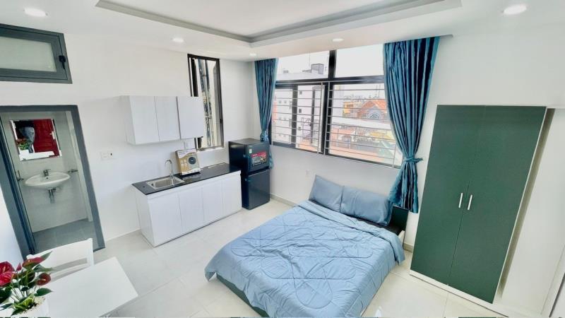 Căn hộ studio full nội thất đường nơ trang long, quận bình thạnh