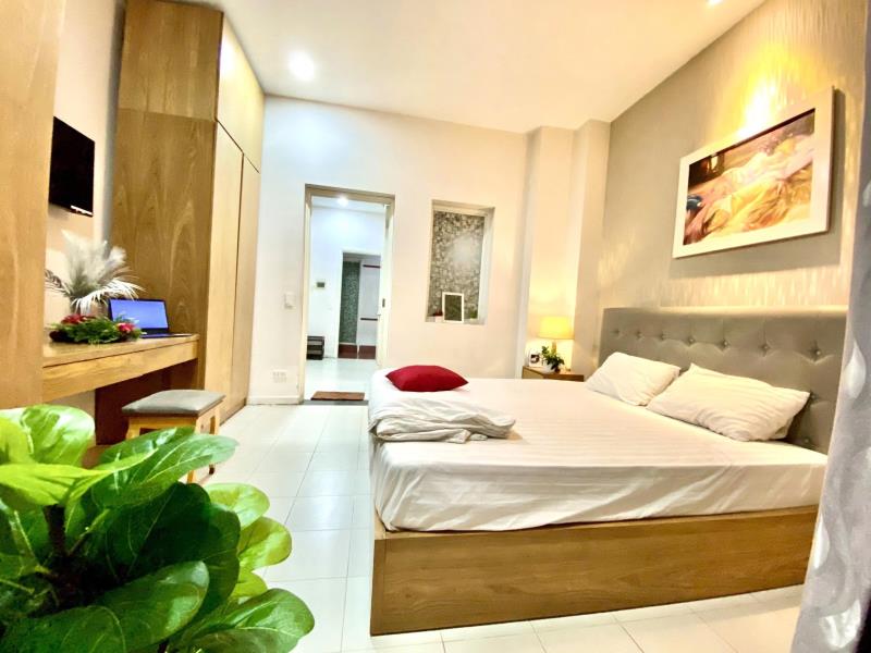 Căn hộ 1pn - full nội thất - ban công, tách bếp - nguyễn đình chính 7tr - 2