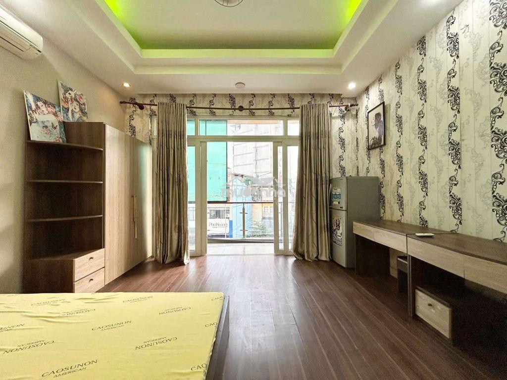 🏵️ Nhà tớ - cho thuê studio bancony tách bếp - rất to ở chu văn an - bt - 2