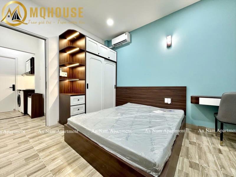 Phòng 1 phòn ngủ tách bếp có cửa sổ lớn gần đh công nghiệp, đh văn lang,..