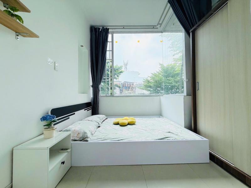 Phòng trọ cho thuê dạng studio ban công full nội thất gần đh văn hiến-đh công thương-khu vườn lài q. tân phú - 4