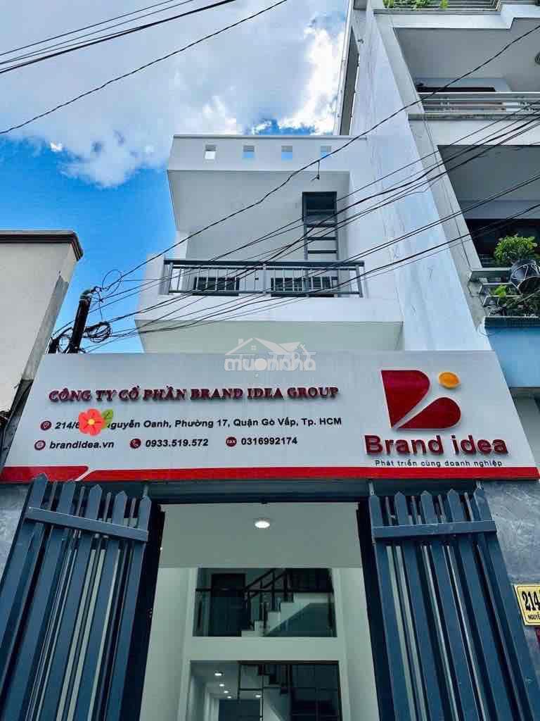 💟 Cho thuê nhà nguyên căn 4x17m hẻm 214//nguyễn oanh p17