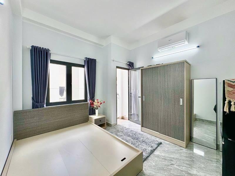 Studio full nội thất | máy giặt riêng | bancol siêu thoáng | giá 6tr - 3