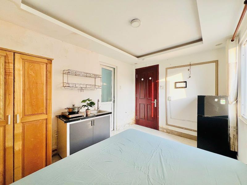 Siêu phẩm studio full nội thất tiện nghi cửa sổ thoáng mát tại phạm văn chiêu ngay chợ hạnh thông tây  - 2
