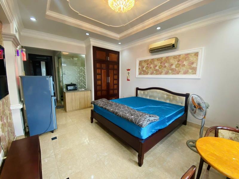 Căn hộ cho thuê full nội thất, cửa sổ thoáng tại lê quang định, bình thạnh, gần hàng xanh và phan đăng lưu