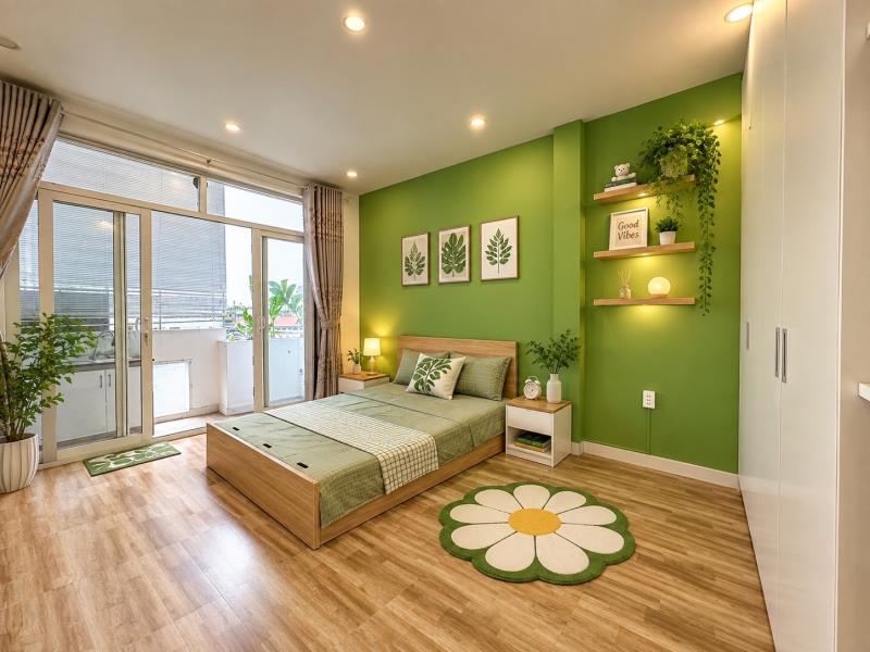 Căn hộ 1pn bancol cực xinh ngay chợ bàu cát - đồng đen