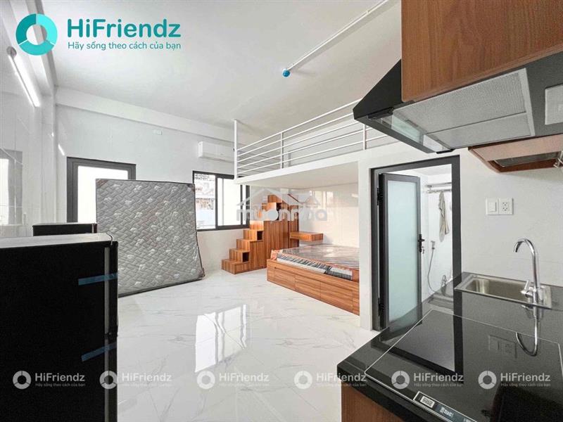 Cho thuê căn hộ dịch vụ 2 không gian ngủ đi bộ qua đại học văn lang