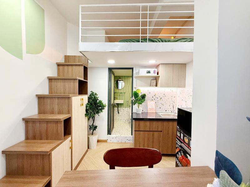 Cho thuê phòng trọ sinh viên tân bình | gần đh bách khoa, ufm, iuh | thang máy + sân thượng cây xanh - 2