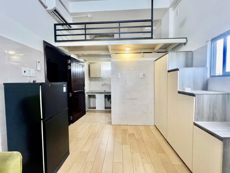 Cho thuê duplex 25m2 có thang máy ngay chợ bà chiểu - ngã tư phú nhuận - đại học văn lang