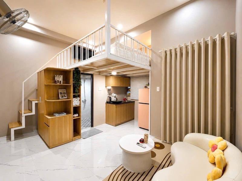 🏡Cho thuê căn hộ có gác - ban công cực xinh xắn có ban công bình thạnh - 4