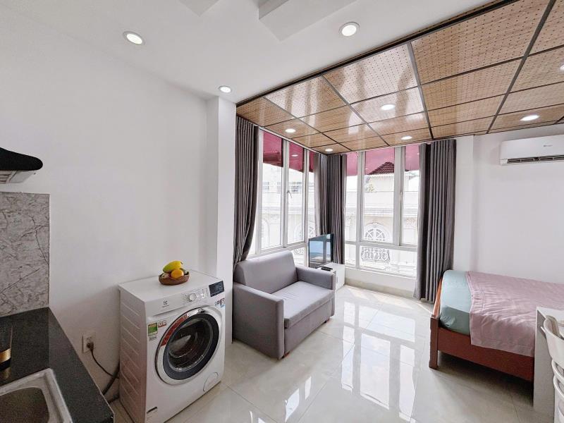 Căn hộ bancon full nội thất tại lê văn sỹ gần co.opmart nhiêu lộc, đh kinh tế ueh, đh kiến trúc, đh mở tp.hcm 