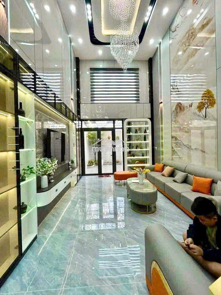 Giảm 600tr siêu phẩm tháng máy 4x20m 1lững 3 lầu đường 8m thạnh lộc 37 - 4