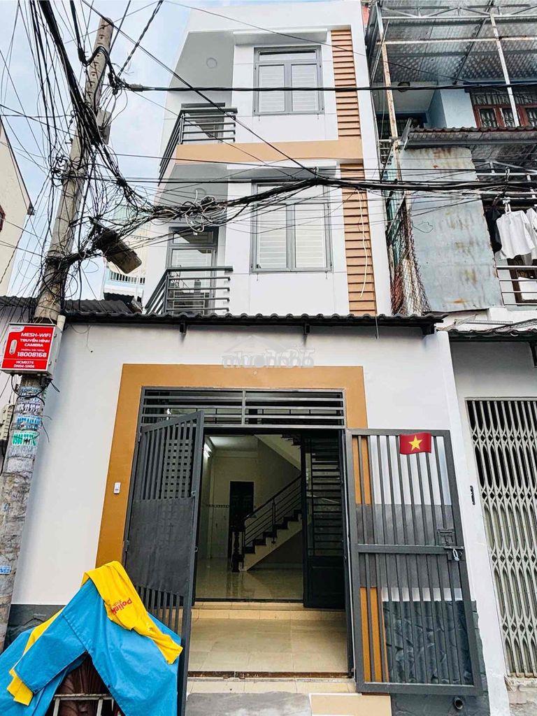 Nhà 4x14m 1 trệt 2 lầu 4pn hxh lạc long quân - tân bình