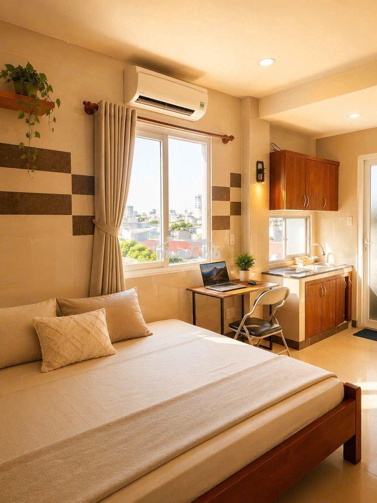 Cho thuê căn hộ quận 4 cửa sổ đón nắng - ngay cầu kênh tẻ